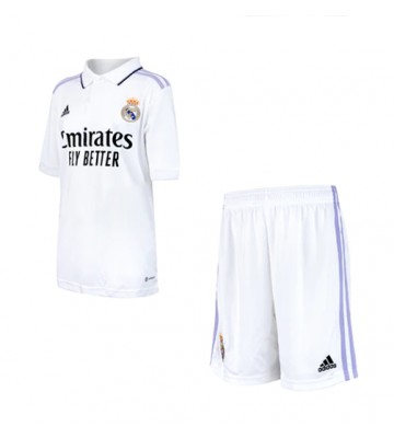 Real Madrid Hjemmedraktsett Barn 2022-23 Kortermet (+ Korte bukser)